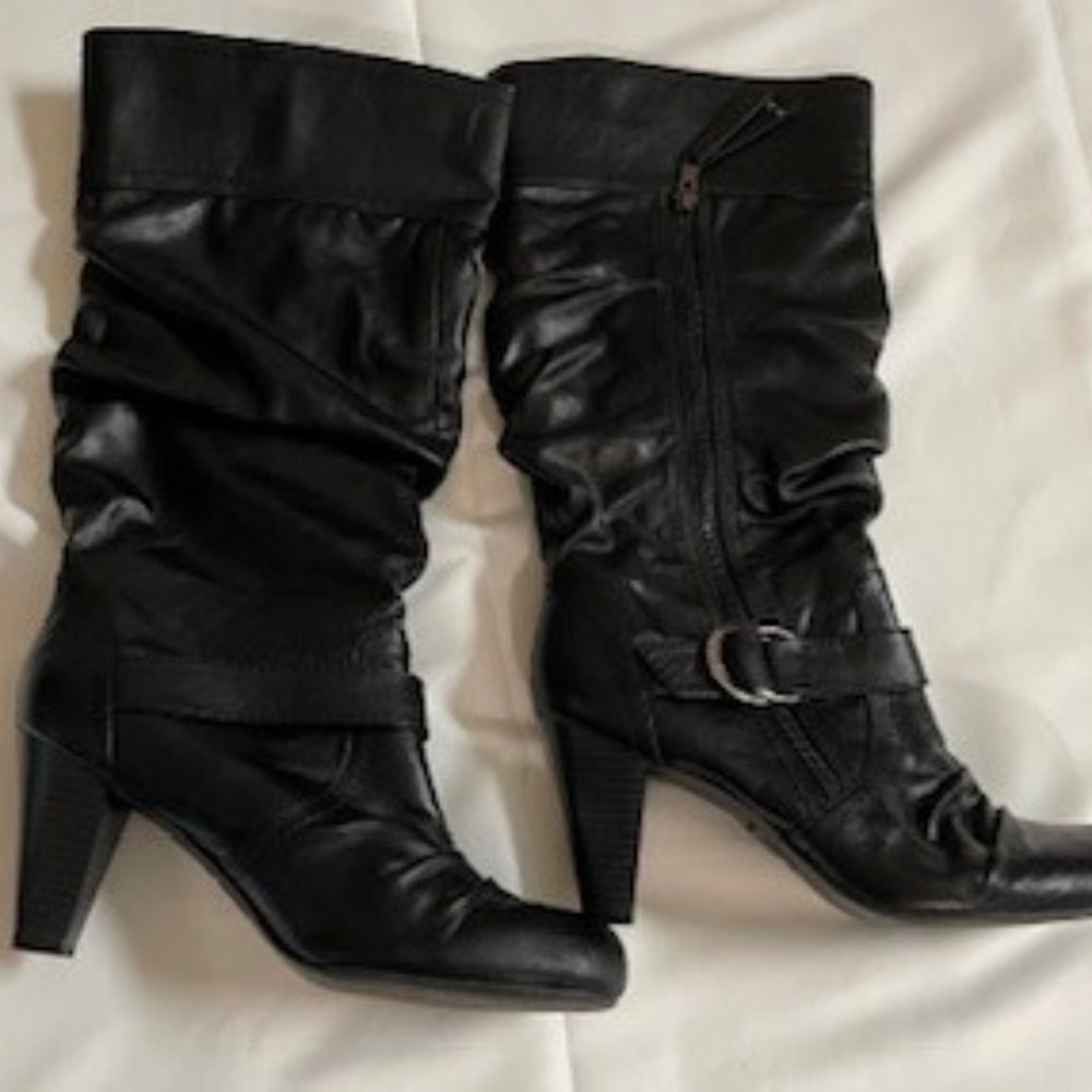 Guess Black Knee High Boots